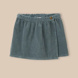 Jupe-short en velours Fille