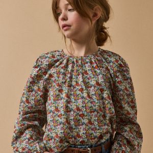 Blouse en tissu Liberty Libby Fille