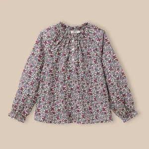 Blouse en tissu Liberty Meadow Fille
