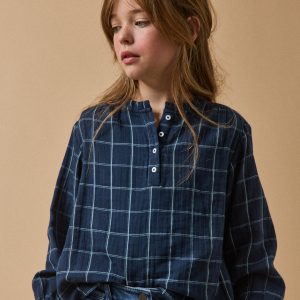 Blouse en gaze de coton Fille