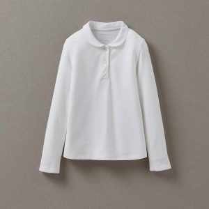 Polo en maille piquée Fille - Coton biologique