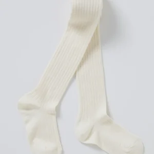 Collants à côtes fille