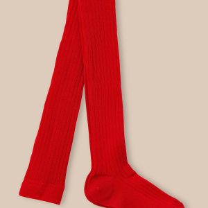 Collants à côtes fille