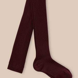 Collants à côtes fille