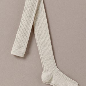 Collants à côtes fille