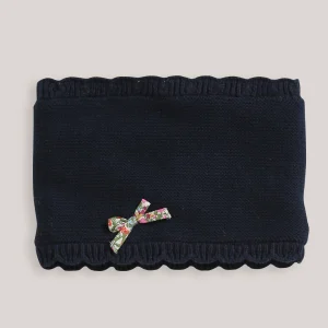 Snood festonné et tissu Liberty Fille