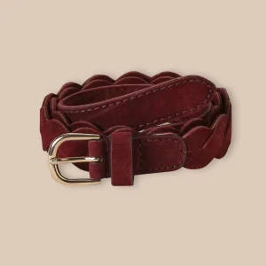 Ceinture tressée en cuir Fille
