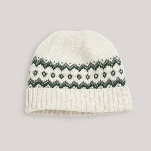Bonnet jacquard en laine Fille