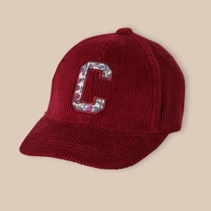 Casquette en velours et tissu Liberty Fille