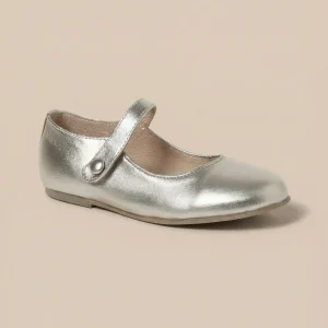 Babies en cuir irisé Fille