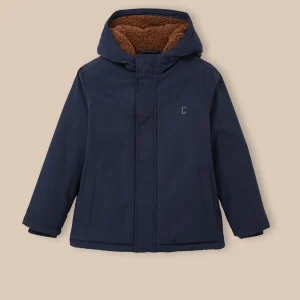Parka doublée sherpa Garçon