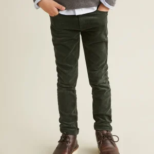 Slim en velours Garçon