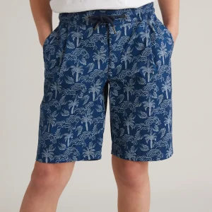 Bermuda Garçon imprimé palmiers