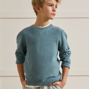 Pull Garçon maille fantaisie