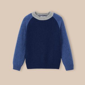 Pull colorblock laine Garçon