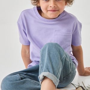 T-shirt uni garçon - Coton biologique