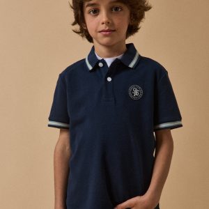 Polo en maille piquée Garçon - Coton biologique