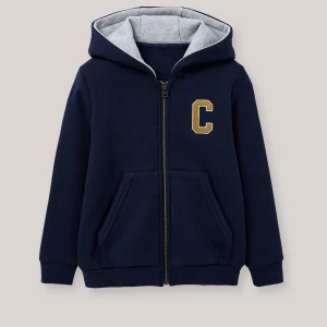 Sweat zippé à capuche Garçon