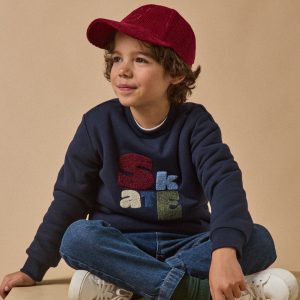 Sweat doublé sherpa Garçon