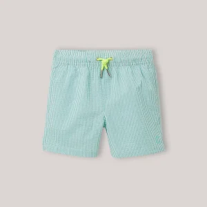 Short de bain en seersucker Garçon