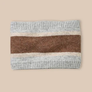 Snood rayé en laine Garçon