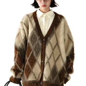 Pull Tricoté Manches Longues Coréen