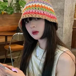 Chapeau de Paille Coréen Femme