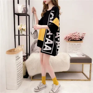 T-shirt oversize coréen