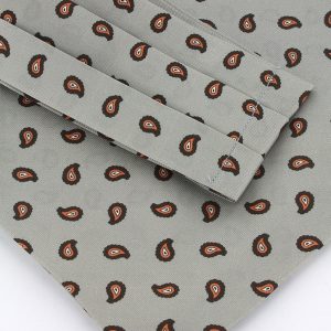 Ascot beige à motifs paisley