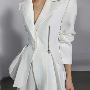 Blazer cintré coréen