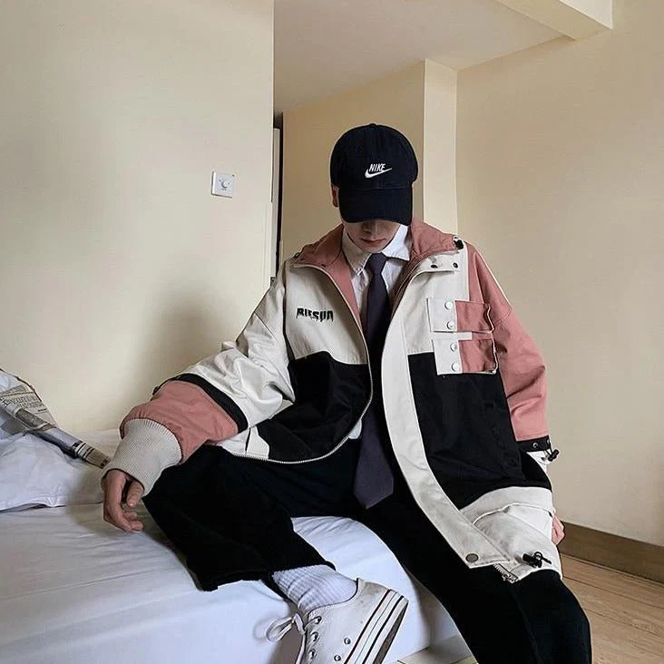 Blouson coréen coloré – Image 3