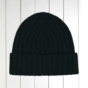 bonnet à côtes en cachemire myrte