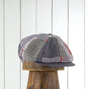 casquette en patchwork de coton
