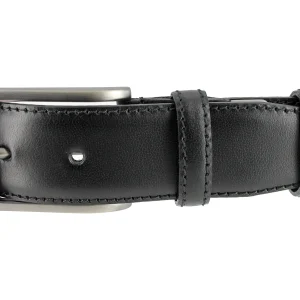 Ceinture en cuir noir