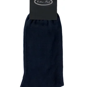 Chaussettes coton fil d'écosse bleu marine