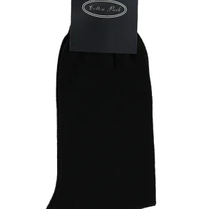 Chaussettes coton fil d'écosse noire