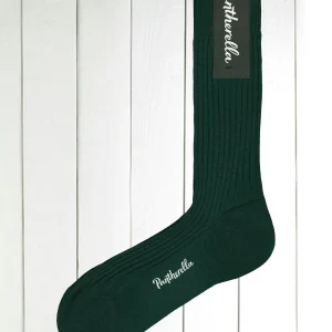 chaussette en laine pantherella british racing green