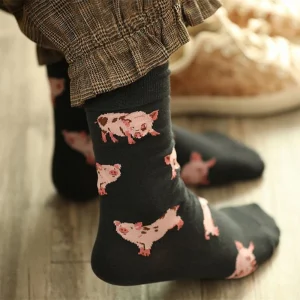 Chaussettes Coréennes Cochons