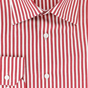 Chemise à rayures bâtons rouges