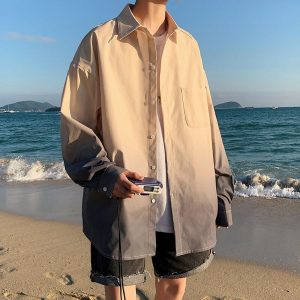Chemise coréenne dégradée