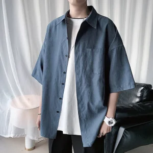 Chemise coréenne oversize