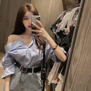 Chemise élégante Ulzzang