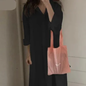 Chemise Longue Robe Coréenne