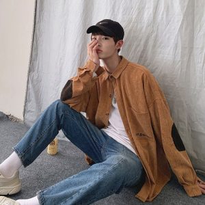 Chemise vintage en velours