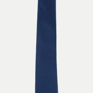 Cravate bleue à motifs