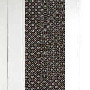 étole en lambswool à motifs célestes gris cendre