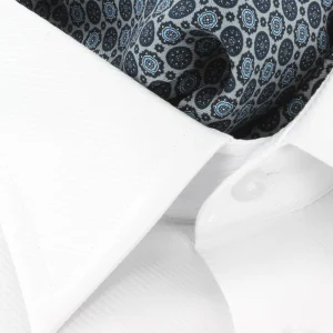 Ascot gris à motifs rosace