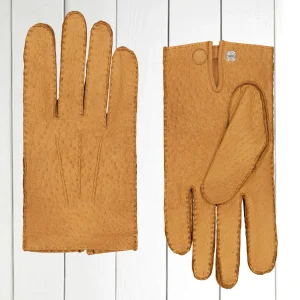 gants Agnelle en véritable pécari non doublé liège