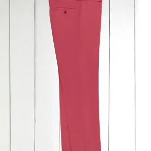 pantalon siza en serge de coton extensible vieux rose