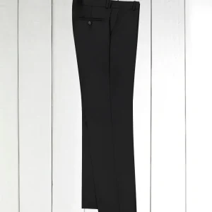 pantalon siza en serge pure naturellement extensible noire s'100